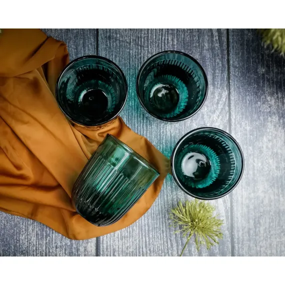 Набор из 6-ти стаканов O/F 290 мл, h 9,5 см, d 8 см, серия OUESSANT BLEU NUIT, La Rochere, изображение 7