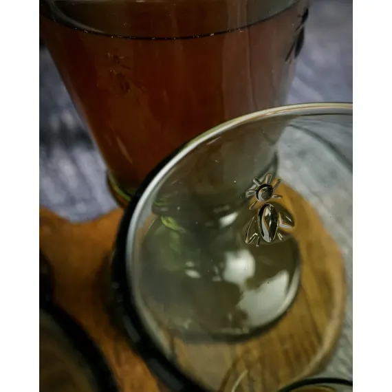 Набор из 6-ти бокалов для вина 240 мл,  h 14,1 см, d 8,5 см, зеленый, серия ABEILLE PROVENCE, La Rochere, изображение 20