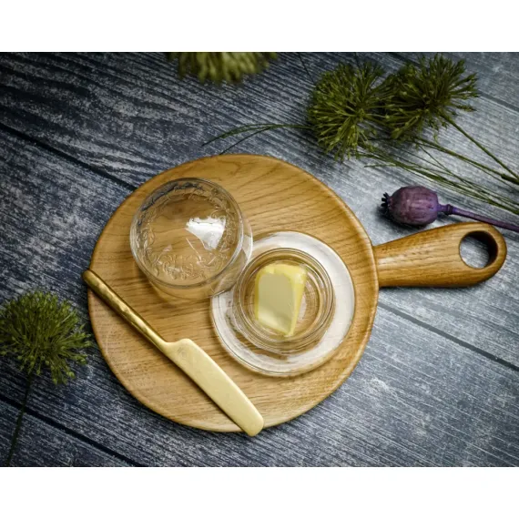 Масленка с крышкой 70 мл, d 9,5 см h 6,5 см, серия VERSAILLES, La Rochere, изображение 21