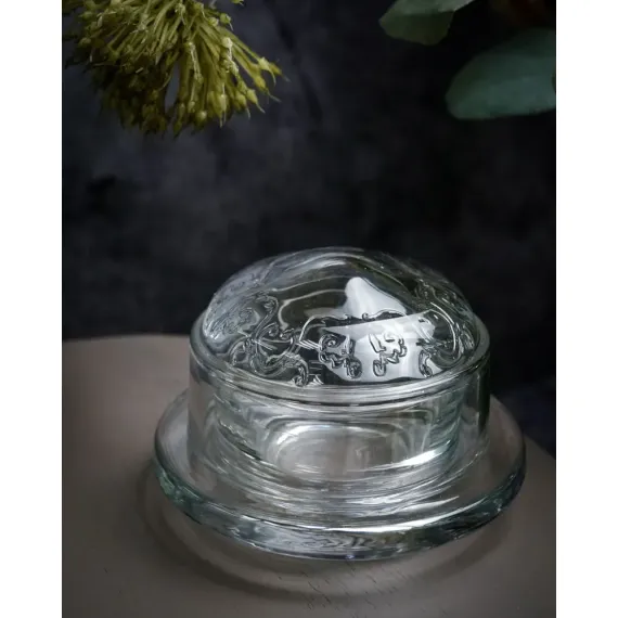 Масленка с крышкой 70 мл, d 9,5 см h 6,5 см, серия VERSAILLES, La Rochere, изображение 12