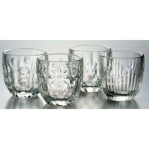 Набор из 6-ти стаканов для эспрессо 100 мл, h 6,3 см, d 6,2 см, серия TROQUET FACETTES, La Rochere, изображение 6