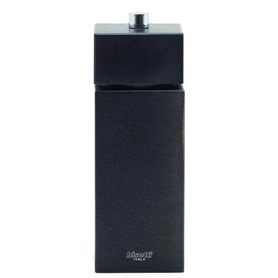 Мельница для перца h 16,5 см, бук, цвет черный, серия TRENTO, Bisetti