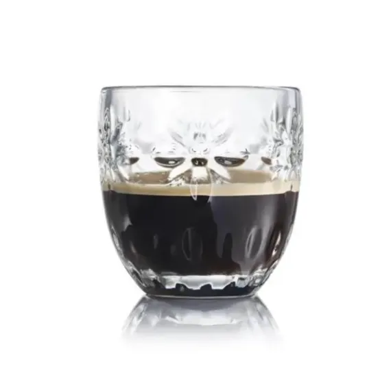 Набор из 6-ти стаканов для эспрессо 100 мл, h 6,3 см, d 6,2 см, серия TROQUET FLEURS, La Rochere, изображение 3