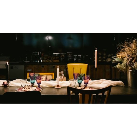 Набор из 2-х стаканов O/F 260 мл (арт 612108) и  2-х бокалов 240 мл (арт 611008), серия ABEILLE AUBERGINE, La Rochere, изображение 11