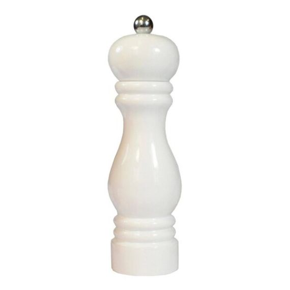 Мельница для перца h 19 см, бук лакированный, цвет белый, серия SORRENTO, Bisetti