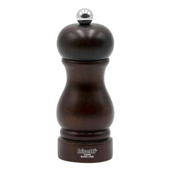 Мельница для соли h 13 см, бук, цвет "грецкий орех", серия SORRENTO, Bisetti