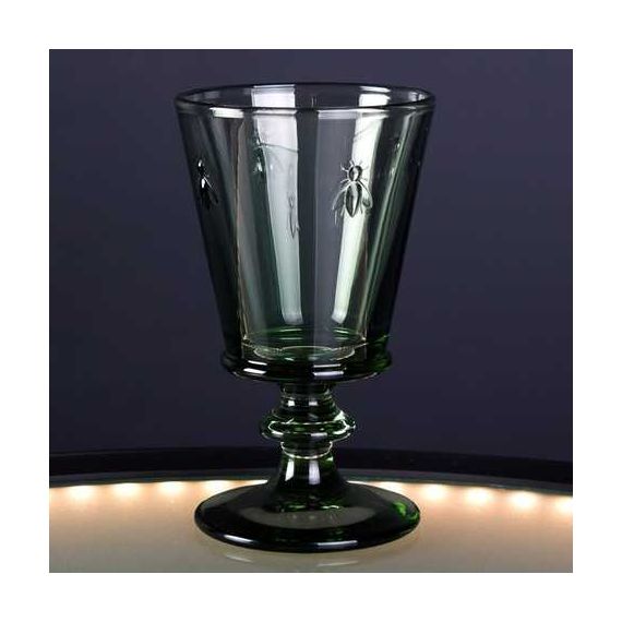 Набор из 6-ти бокалов для вина 240 мл,  h 14,1 см, d 8,5 см, зеленый, серия ABEILLE PROVENCE, La Rochere, изображение 9