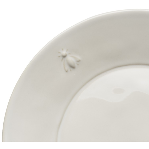 Набор из 4-х тарелок d 21,4 см, керамика, цвет молочный, серия CERAMIQUE ABEILLE, La Rochere, изображение 2