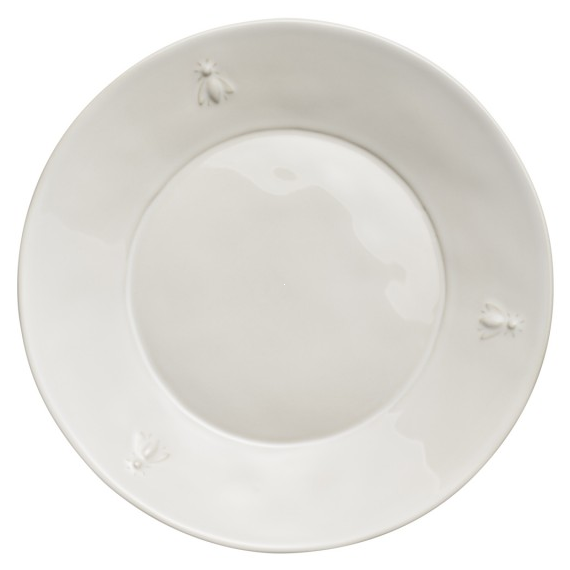 Набор из 4-х тарелок d 21,4 см, керамика, цвет молочный, серия CERAMIQUE ABEILLE, La Rochere