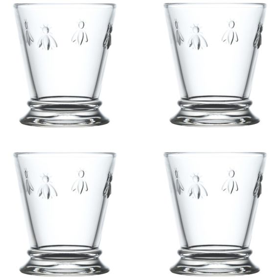 Набор из 4-х стаканов 260 мл, h 10,3 см, d 8,4 см, серия ABEILLE, La Rochere