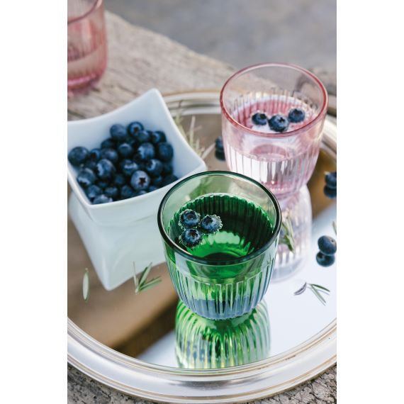 Набор из 6-ти стаканов O/F 290 мл, h 9,5 см, d 8 см, цвет розовый, OUESSANT, La Rochere, изображение 4