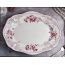 Блюдо овальное 32,5x23 см, h 3 см, фарфор, Red Rose, Casa di fortuna