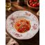 Тарелка мелкая d 21 см, h 2 см, фарфор, Red Rose, Casa di fortuna, изображение 4